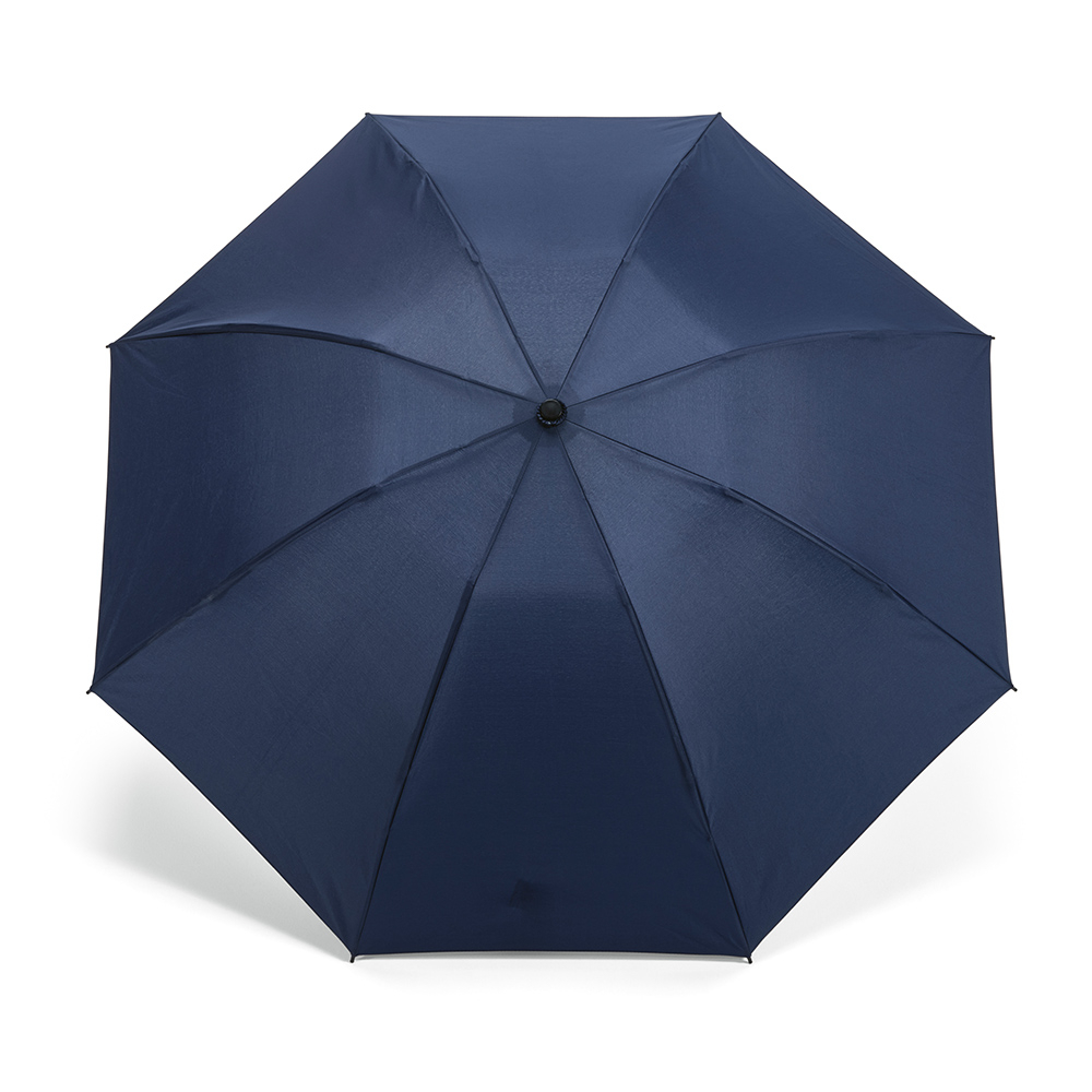 Parapluie à personnaliser rPET automatique Presley Bleu marine